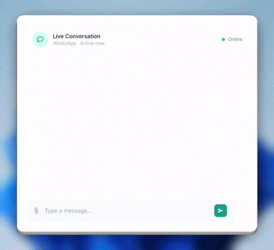 Live conversation demo
